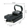 Red Dot Sight Picatinny 20Mm Asg Hunting Shooting 4 Patterns