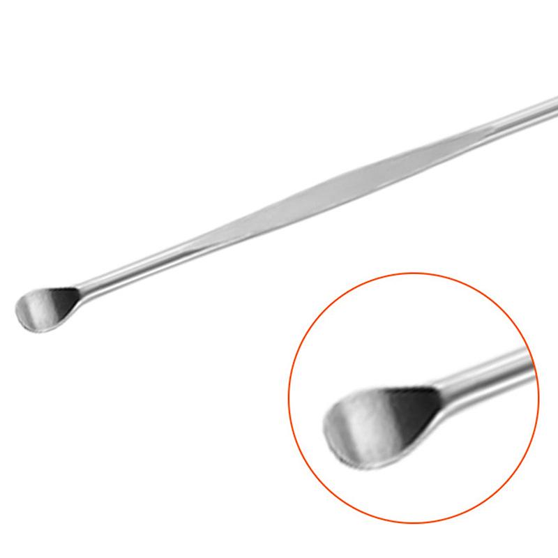 6pcs/box Stainless Steel Ear Pick Spiral Spring Ear Pick Cleaner Portable Ear Cleaner
