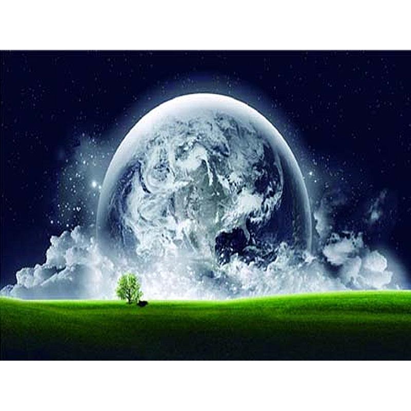 Star Full Diamond Mosaic Landscape Diamont Painting Tools Decorative Paintings Diamonds for Crafts Embroidery Accessories 5d Art