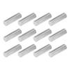 12PCS Pickup Magnet Slug Rod Replacement Electric Guitar Pickup Metal Magnetic Columns Silver