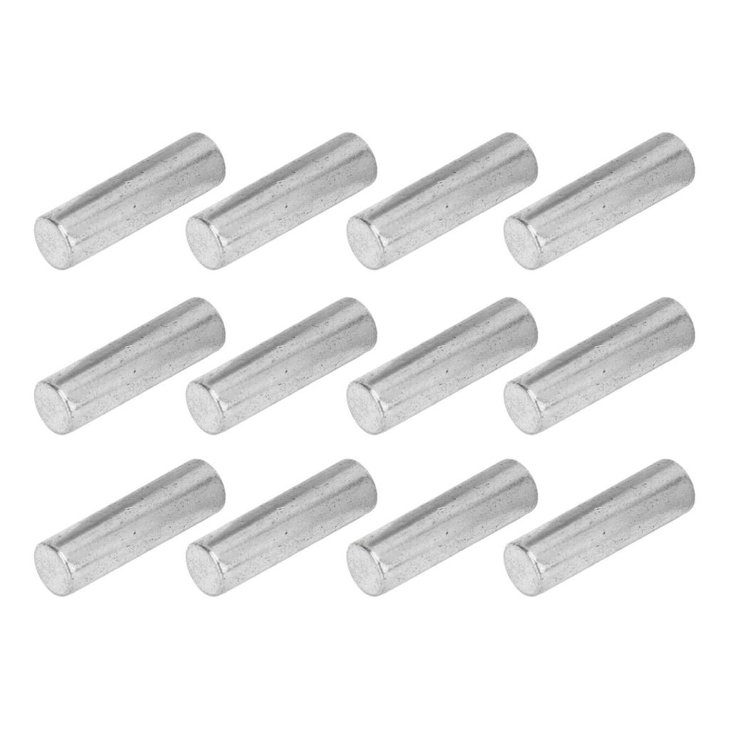12PCS Pickup Magnet Slug Rod Replacement Electric Guitar Pickup Metal Magnetic Columns Silver
