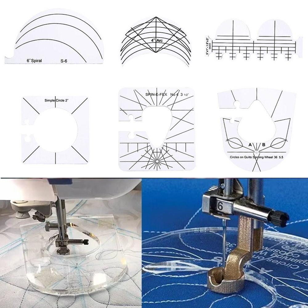 DIY Quilting Tools Acrylic Quilter Ruler New Apparel Sewing Supplie