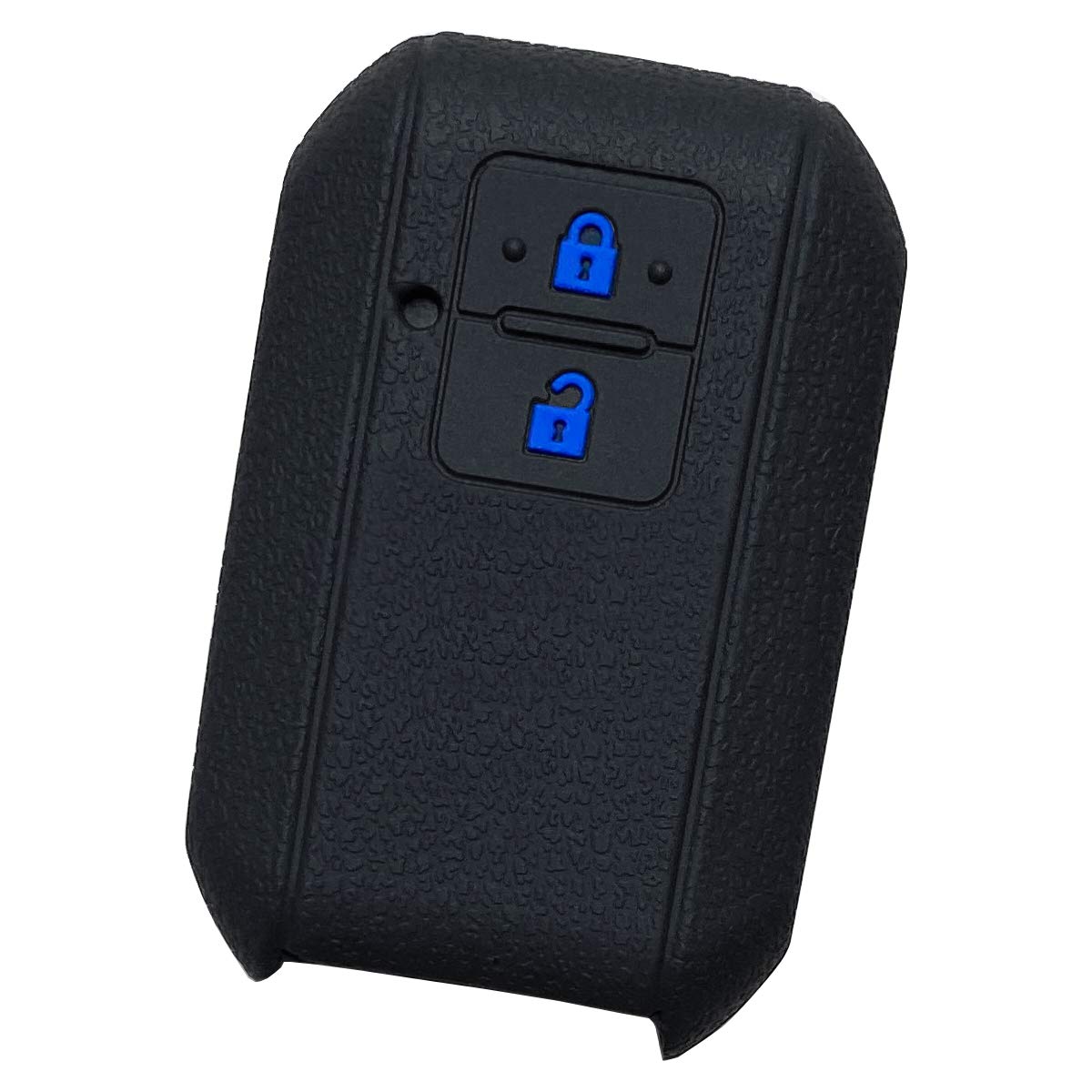 

Силиконовый чехол для смарт-ключа IKT для автомобилей Suzuki / Mazda, 2 кнопки, черно-синий, чёрный