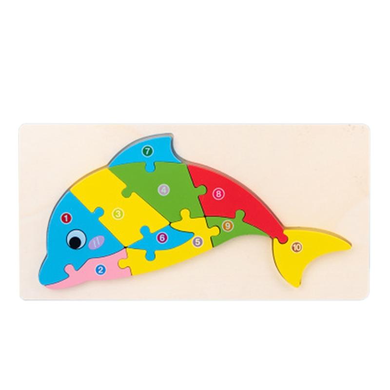 Children Funny Animal Kit Toy Educational Toys for 6-8 Year Old Kids 3D Board Improve Intelligence Color Shapes Supplies