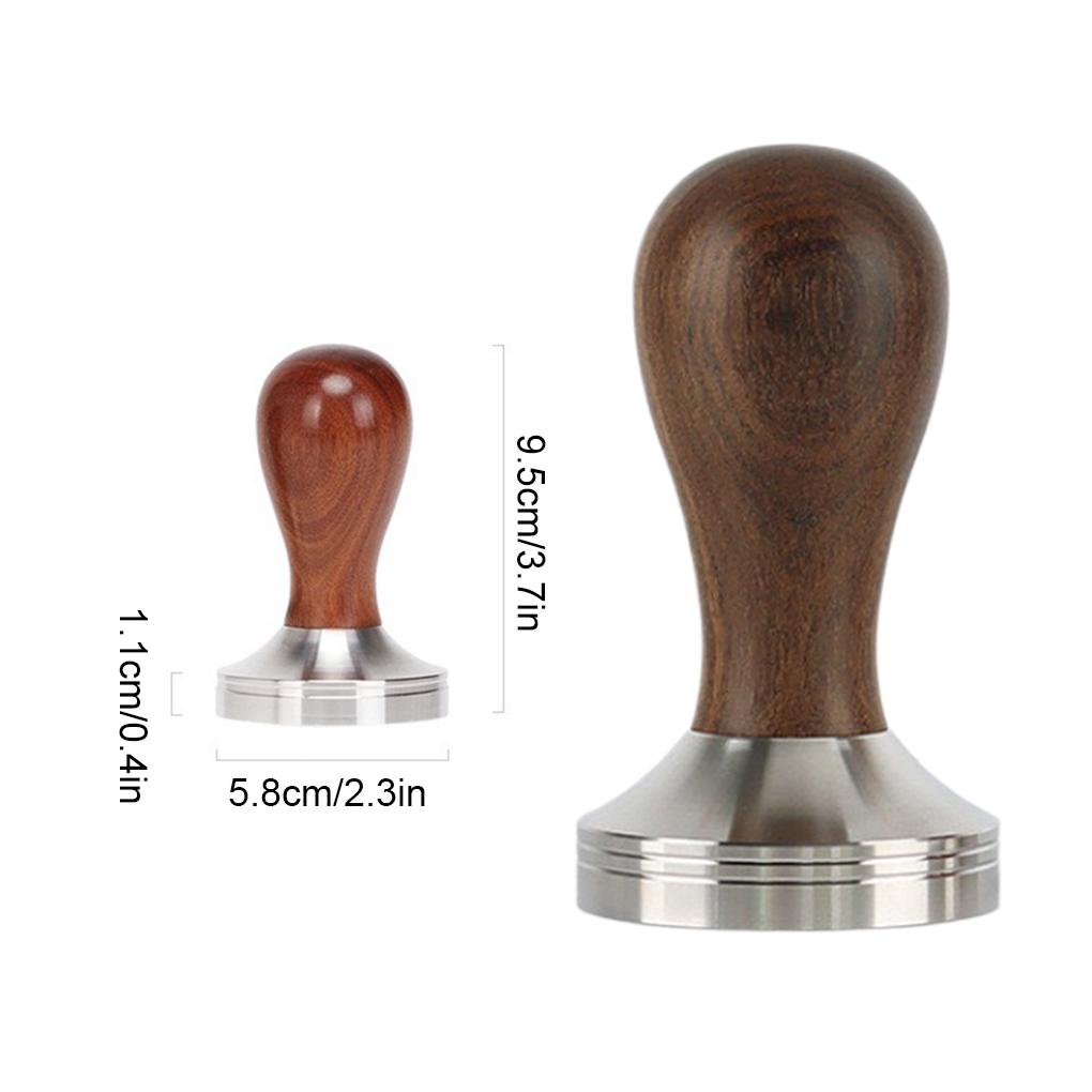 Coffee Tamper Station Essential Barista Tool For Cafe Professionals Easy To Clean Tamper 58 5Mm Black