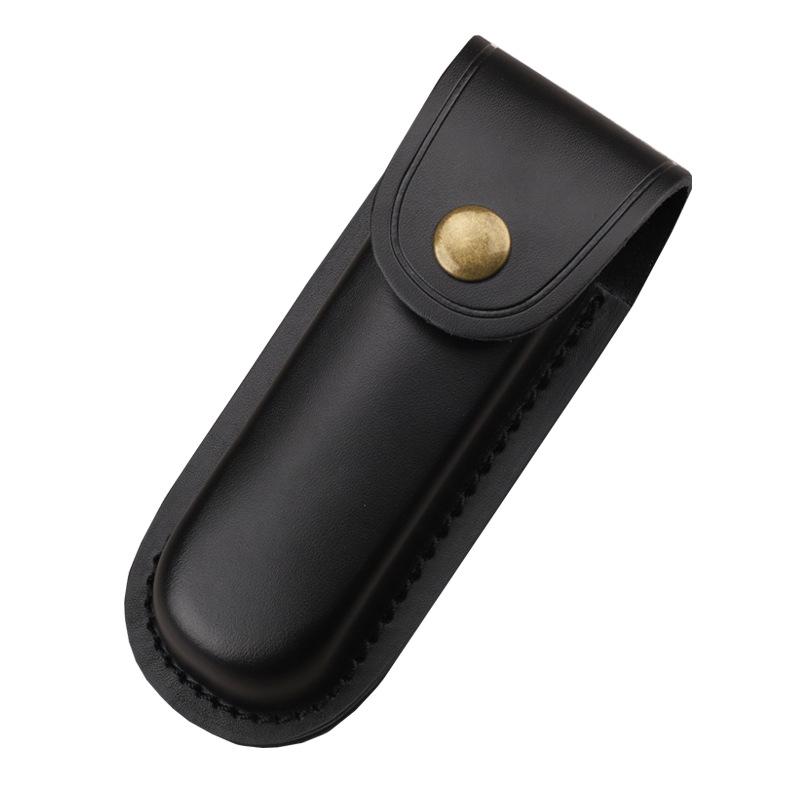 Universal Folding Tool Knife Sheath/Holster - Top Layer Cowhide Leather