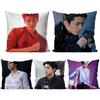 Koreanischer Prominenter SE HUN Kissenbezug Quadratisches Kissen Schlafzimmer Sofa Freizeit Komfort Kissen Auto Wohnzimmer Heimdekoration 40X40