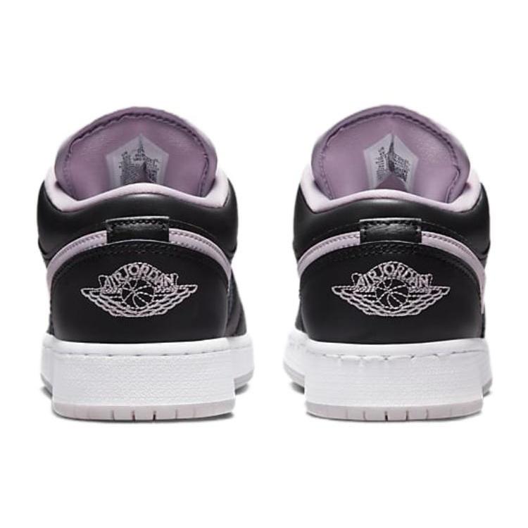 (GS) Air Jordan 1 Low SE 'Black Iced Lilac' Kids' DV1333-051