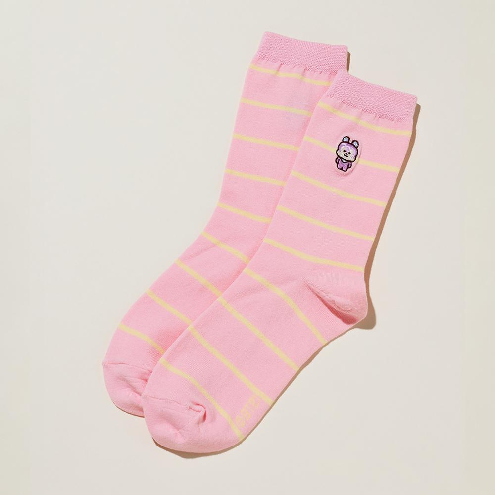 [[LINE FRIENDS] BT21 Basic Stripe Socks