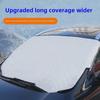 Car Front Windshield Cover: One-Piece Sun Visor with Thick Cotton for Anti-Frost Snow Protection