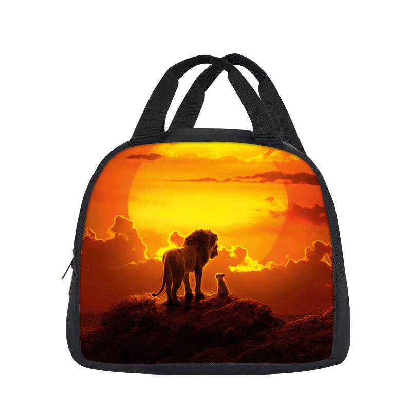 lion lunch bag versatile cartoon large capacity new item, best gift for boys and girls on school birthdays