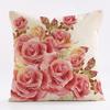 Nordic Vintage Floral Pattern Throw Pillow Cover With Short Plush Print Living Room Sofa Decoration Cushion Cover Pillow Covers