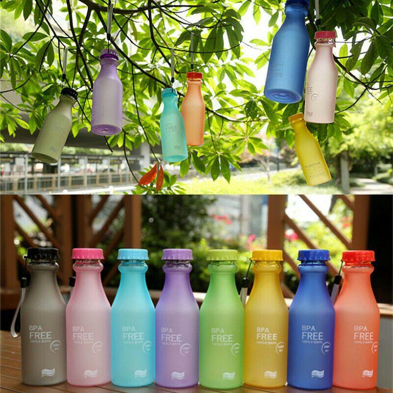 Robuste, auslaufsichere, tragbare Sport-Trinkflasche 550 ml für Radfahren und Camping