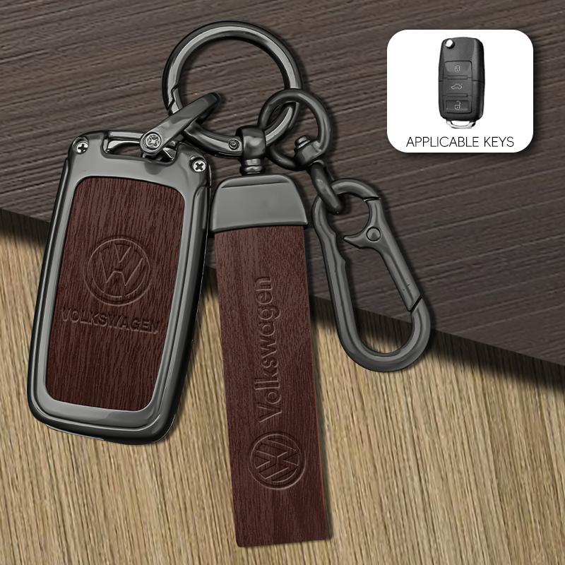 For VOLKSWAGEN Zinc Alloy Car Key Case For Volkswagen Polo Tiguan Golf 4 5 Jetta Beetle Scirocco Passat VW Key Cover Protection