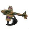 Warplane Model with Display Stand Collectible Metal for Collectors,