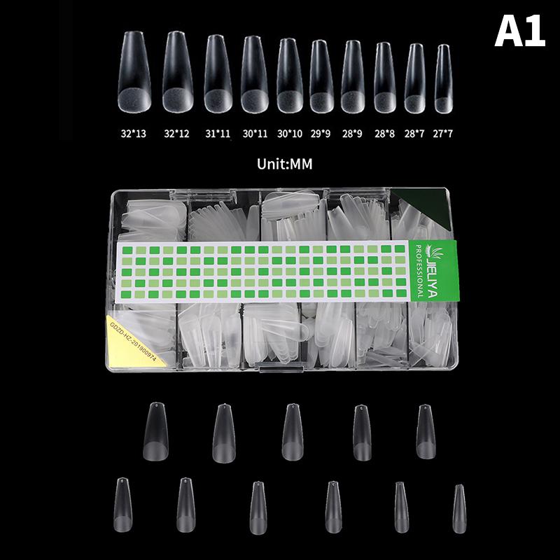 500Pcs/Box Nail Extension Tips False Full Tips Nails Diy Nail Art Fake Nail Tips Nail Polish Manicure Tool