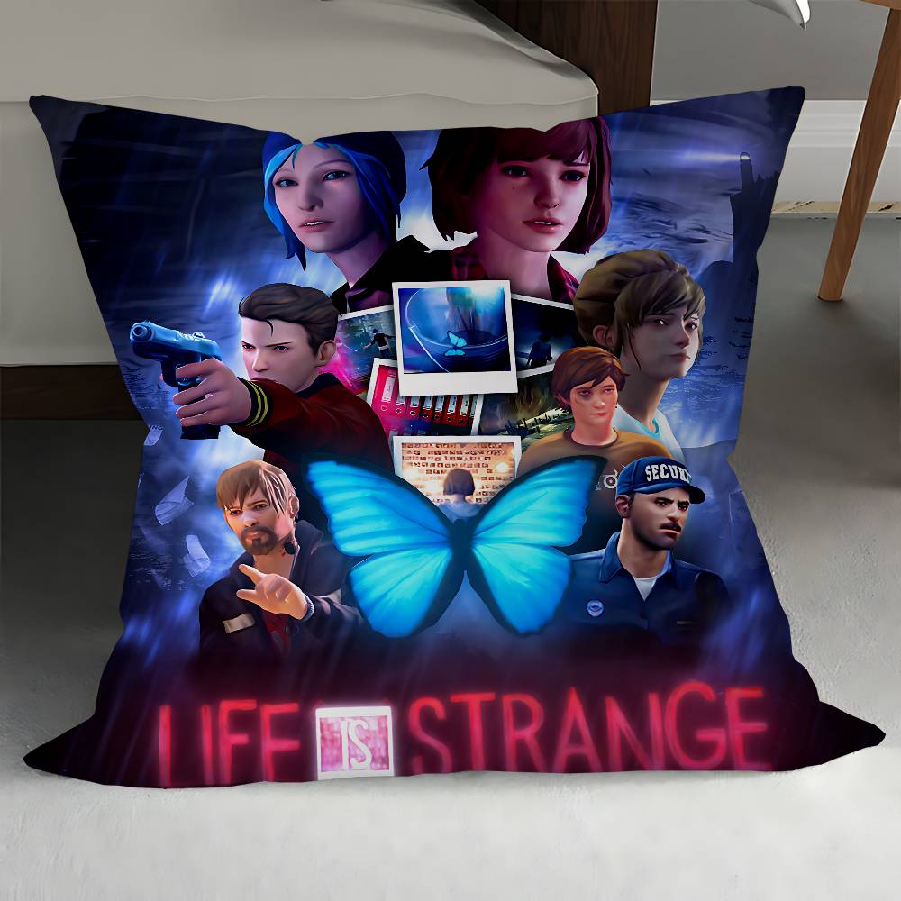 ИГРА Life Is Strange Подушка Подарок Украшение для дома и офиса Спальня Диван Автомобиль Наволочка Чехол 45x45 12x12Inch