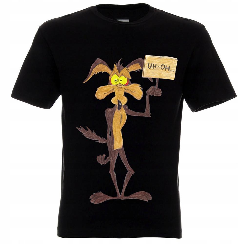Hot Wile E Coyote and the Road Runner UH OH T Shirt uh oh Unisex T-Shirt XXXL