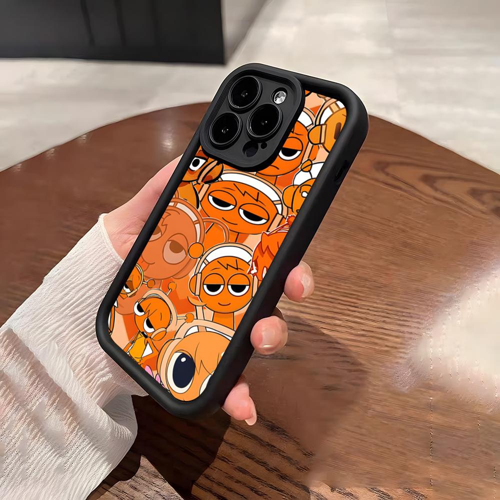 Cartoon Game Sprunki Phone Case For IPhone 17 Pro Max 15 Pro 16 14 Plus 12 13 Mini 11 Pro Shockproof Soft Cover