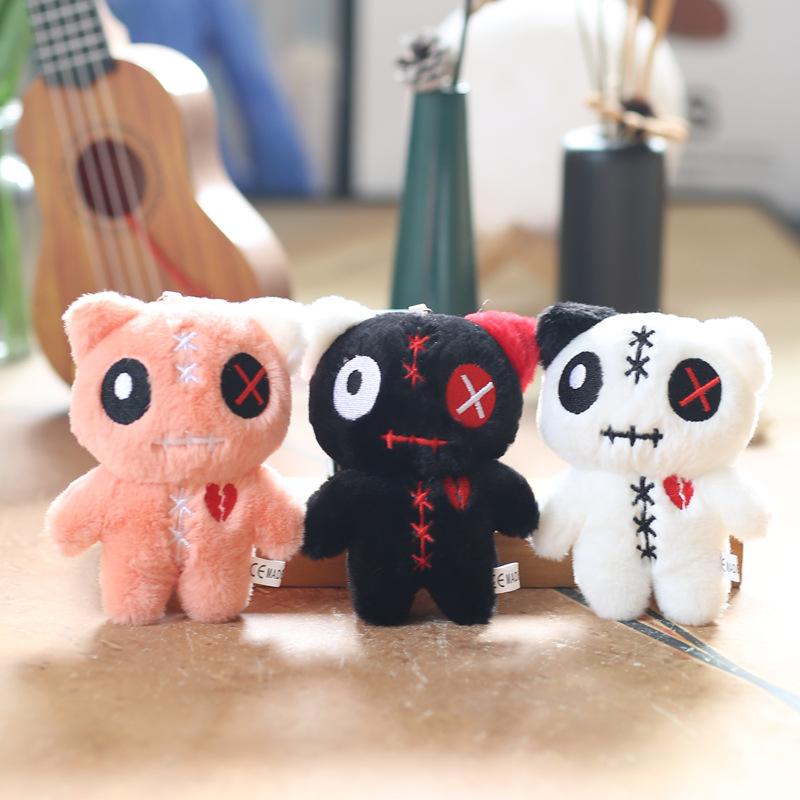 Cute Cute Alien Big-eyed Cat Pendant Doll Plush Toy Kitten Bag Hanging Keychain Doll