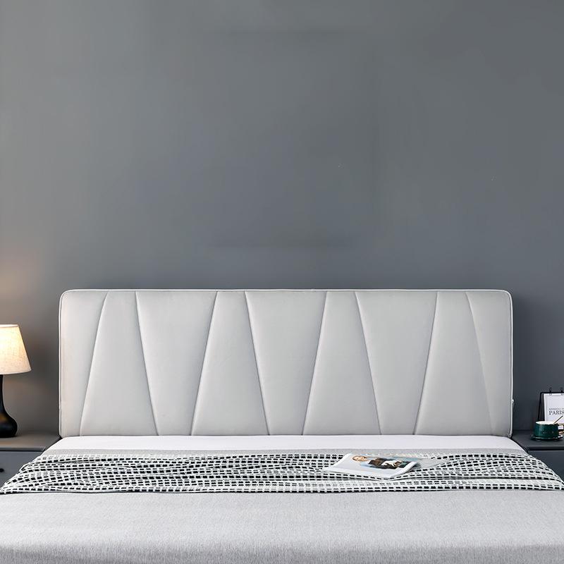 

Износостойкий чехол для изголовья кровати, утолщенный эластичный всеобъемлющий технологический тканевый чехол для изголовья кровати, пылезащитный защитный чехол для спинки кровати W200 x H65cm