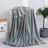 Modern Minimalist Solid Color Coral Fleece Blanket Four Season Universal Comfortable Soft Thick And Warm Office Nap Blanket