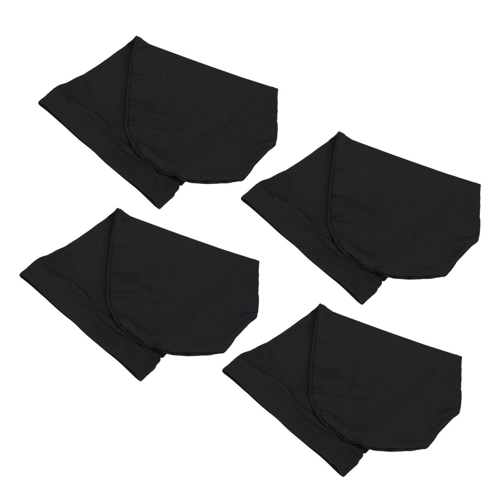

4pcs Dreadlock Cap Wide Elastic Long Braid Cover for Full Hair Night Sleep Bonnet for Men Women Black One Side Open One Side Open