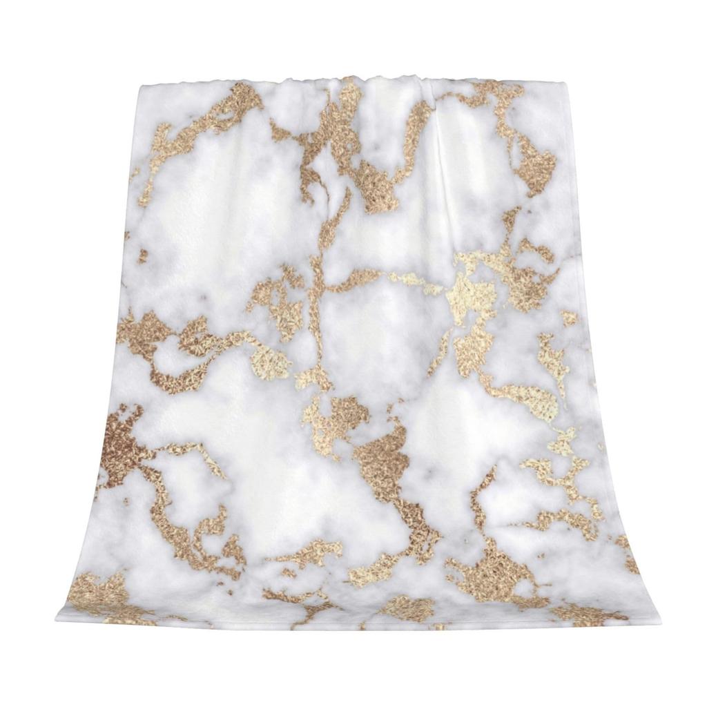 Marble Blanket Marbling Plush Nap Blanket Soft Lightweight Fluffy Flannel Fleece Throw Blanket for Sofa Couch Bed Camping Travel