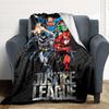 1 Stück Justice League Decke Polyesterfaser, Ganzjahreskomfort für Sofa, Bett, Büro, Auto, Camping, Ideale Heimdekoration & Geschenk, Bürokomfort