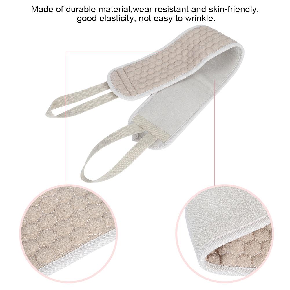 Baderomsklut Myk Dusj Ryggskrubb Eksfolierende Trekkstropp Badeverktøy