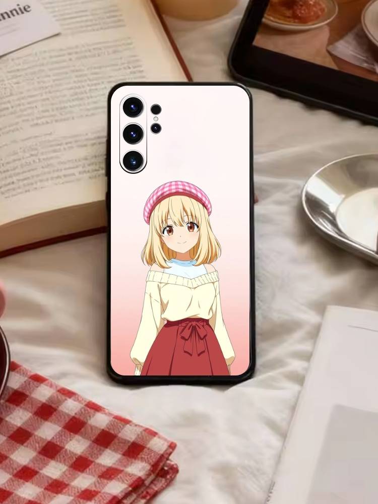 Anime O-Athanasia Phone Case For Samsung S26,S25,S24,S23,S22,S30,S21,Ultra,Plus,FE 5G Black Soft Cover