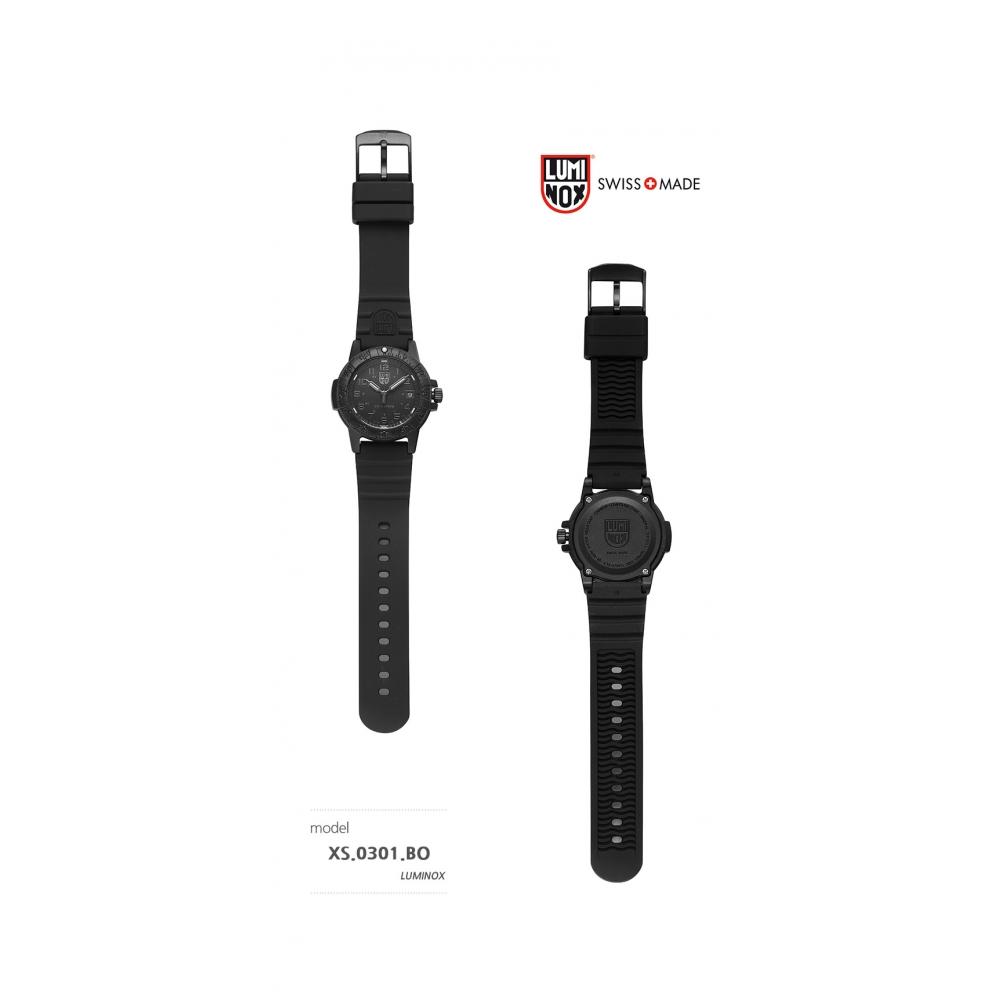 Montre d'extérieur pour homme Luminox XS.0301.bo XS.0301.bo.l Sea Turtle, en uréthane