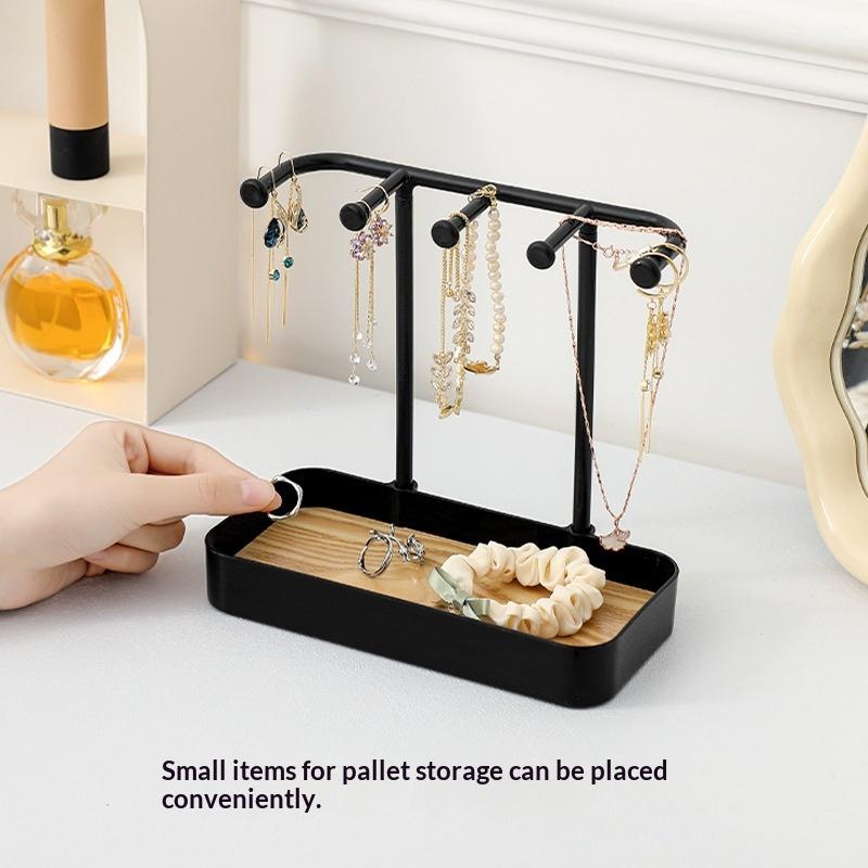 Stylish Jewelry Organizer Display Stand Lightweight Desktop Holder for Necklaces Earrings Bracelets Birthday Gift for Women