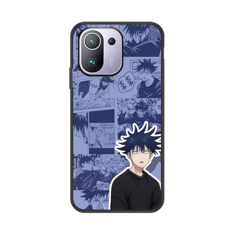 Fushiguro Megumi Phone Case For Xiaomi Redmi 8A 9 K30 Pro 9A Note 8T Note 8 9 Pro TPU Soft Silicone Black Cover