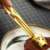 Hollow Stainless Steel Food Clip Non-Slip Ice Tongs Pastry Clamps BBQ Tongs  Bread
