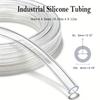 1pc 70cm Clear Flexible Silicone Hose, Soft Tubing for Aquaponics, Airs Line & Irrigation, Silicone Rubber Tube for DIY Projects