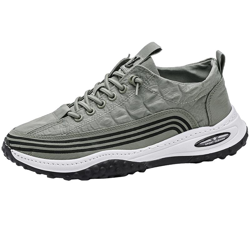 

новые мужские удобные летние кроссовки для активного отдыха сетчатые кроссовки из дышащей ткани Ice Silk мужские кроссовки 39 зелёный