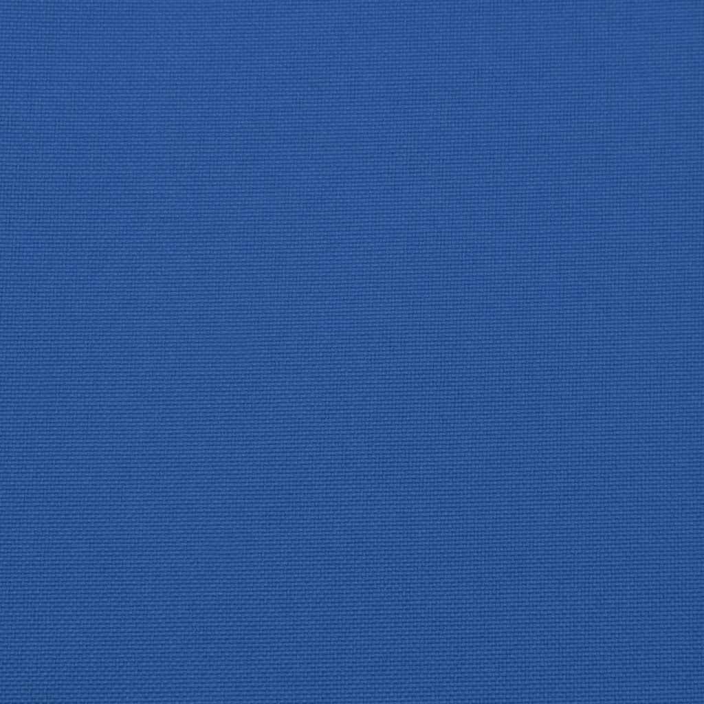 Foldable Sun Lounger Royal Blue 175 X 54 X 8.5 Cm Oxford Fabric
