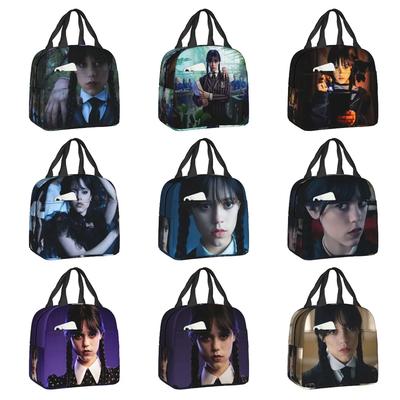 Insulated Lunch Bags for Camping Travel Comedy Horror TV Leakproof Thermal Cooler Lunch Box Women Children