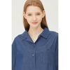 Benetton Denim Shirt Blouse Babl93431
