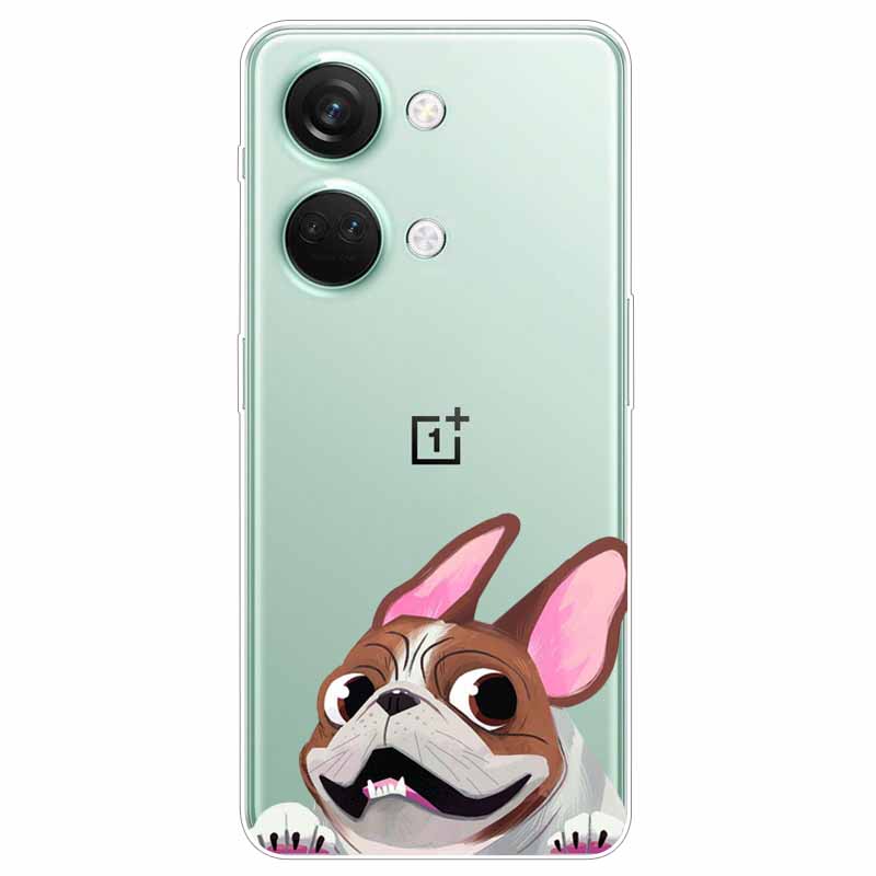 For One Plus Nord 3 5G Case TPU Soft Clear Owl Dog Transparent Funda For Oneplus Nord 3 2023 Silicone Slim Shell 1 + Nord3 Capa