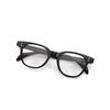Sunset Tea Square Frame Plain Lens Glasses: Everyday Wear with Blue Light Blocking