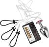 Electric Shock Stainless Steel Plug Massage Ring Set