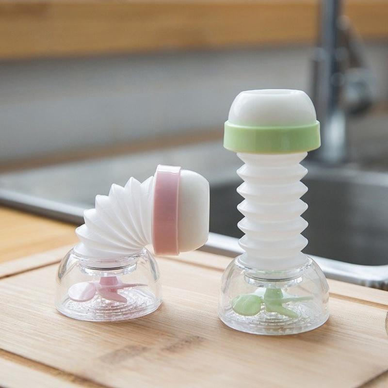 1PC 3 Colors Adjustable Collapsible Tap Water Household Faucet Tap Water Clean Purifier Filter Splash-proof Shower