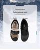 Men's Mid-Cut Plus Velvet Non-Slip Outdoor Hiking Shoes