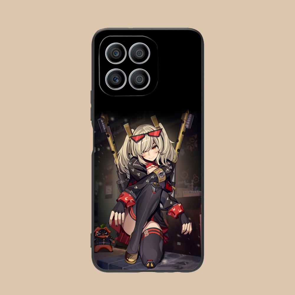 Zenless Zone Zero Burnice Phone Case for Honor 90 80 70 60 50 30 20 10 9 8 7 Pro S SE Lite 5G Black Pretty Smartphone Luxury