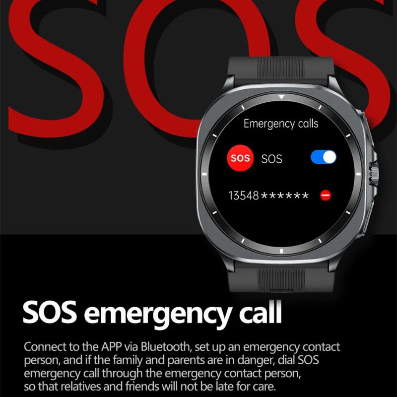 2025 Neue Luftpumpe Airbag Genaue Messung Smartwatch Herren Mikro Körperliche Untersuchung Blutdruck Sport Smartwatch