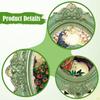 Oval Vintage Photo Hanging or Tabletop Display Desk Home Decor Card Holder for Festival