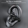 BT5.3 True Wireless Headphones Ear Clip on Sports Headset Bone Conduction Earphone with Mic CVC8.0 Noise Reduction Ear