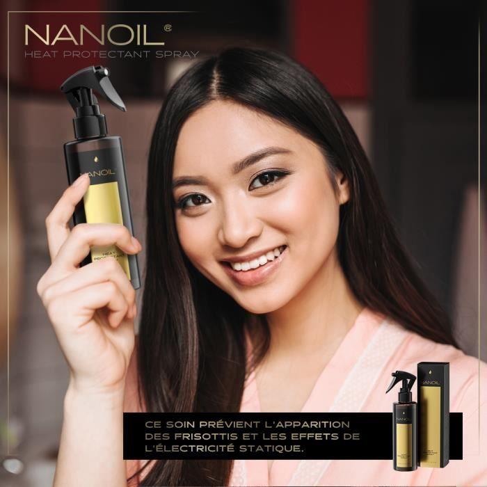 Soin Thermo-Protecteur À Vaporiser Nanoil Heat Protectant Spray 200ml - Spray Capillaire Thermo-protecteur